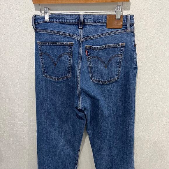 Levi's Premium Ribcage Straight Denim Ankle Women's 32 Button Fly High Rise - Picture 5 of 10